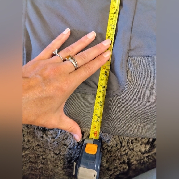 Adidas by Stella McCartney 1/4 Zip Pullover Hoodie in Charcoal XS Activewear - Picture 6 of 8